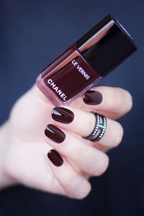 chanel nail polish vamp dupe|dark red nail polish like chanel.